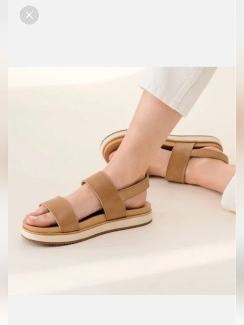 Nisolo Go To Sandals Almond Leather